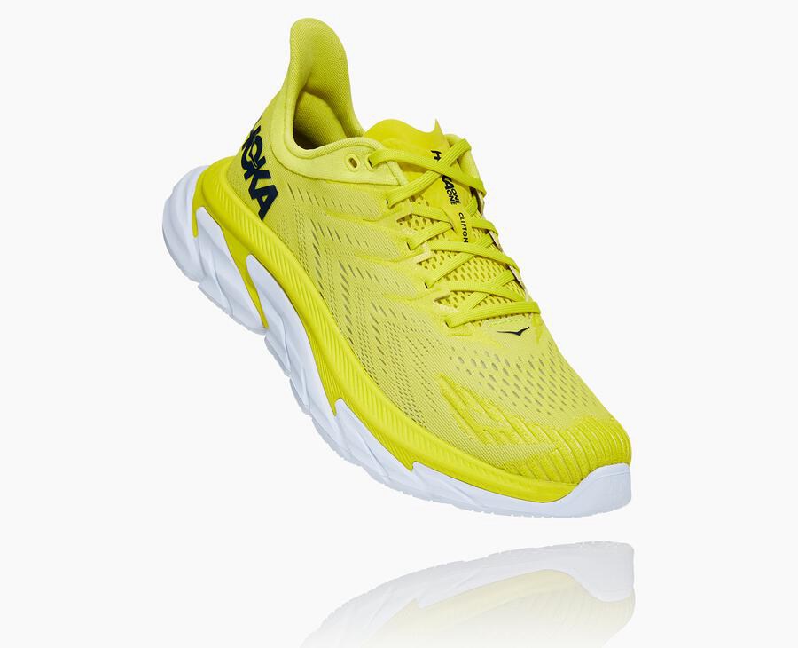 Hoka Mens Running Shoes NZ - Hoka Clifton Edge Fluorescence (WAD628537)